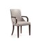 Manhattan Comfort Shubert 6-Piece Faux Leather and Velvet Dining Chair Set in Light Grey 6-DC055AR-LG - alternate 2